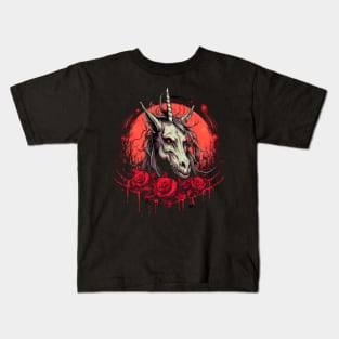 Creepy Unicorn Kids T-Shirt